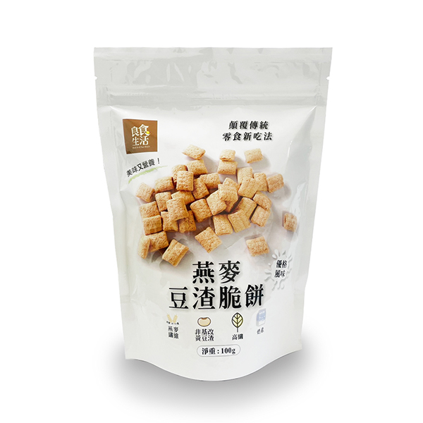 燕麥豆渣脆餅100g■奶素